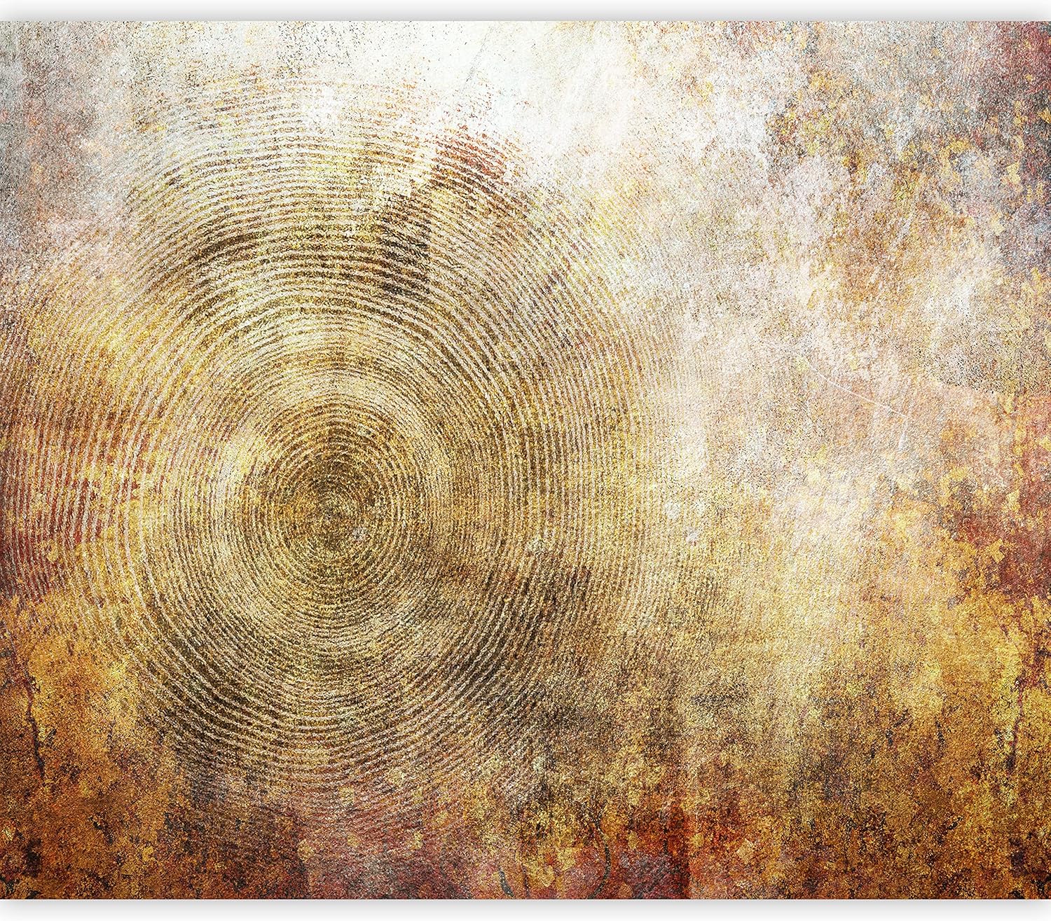 Carta Da Parati Moderna In TNT - Fotomurale Pietra 500x350 Cm, Design Marmo Astratto 3D Nero Per Interni Trendy - Foto 3