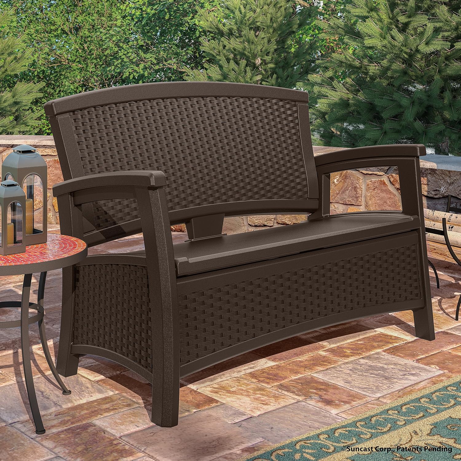 Suncast BMWB5000 Love Seats, Java