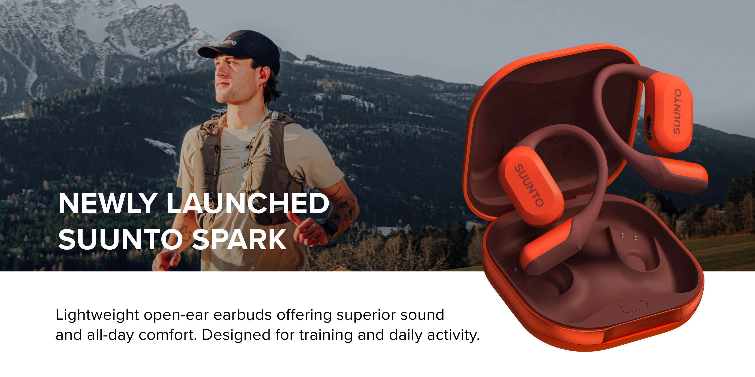 Amazon.com: SUUNTO Spark Open Ear Sport Headphones, Lightweight