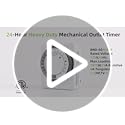 HBN Outlet Timer for Electrical Outlets Indoor, 24 Hour Mechanical ...