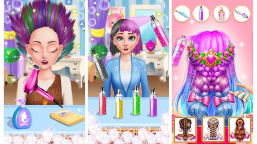 Miniatura 6 de Juego De Peluquería Para Niñas Cambio De Imagen De Princesa