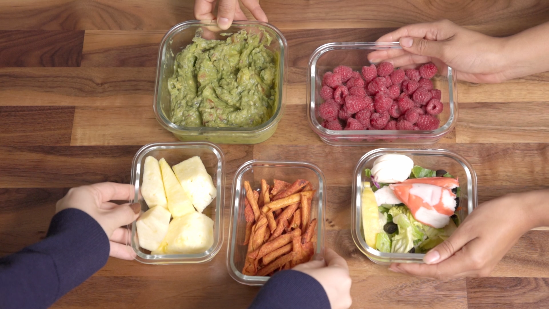 UMEIED Paquete De 10 Recipientes De Vidrio Para Almacenamiento De Alimentos Con Tapas A Prueba De Fugas, Herméticos Recipientes De Preparación De Comidas De Vidrio Para El Almuerzo, Sobre La Marcha, Restos