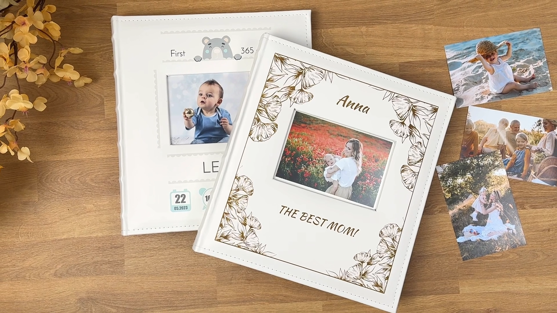 Album De Mariage Vintage Hallmark, Couverture Satin Ivoire Relief, Format Anneaux Personnalisable, Neuf De Stock