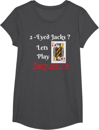 Miniatura 43 de I Have 2-eyed Jacks Lets Play una tarjeta Junta Game playera Fun, hombre 3XL, Azul (Heather blue) Negro,Azul Marino,Asfalto,Azul