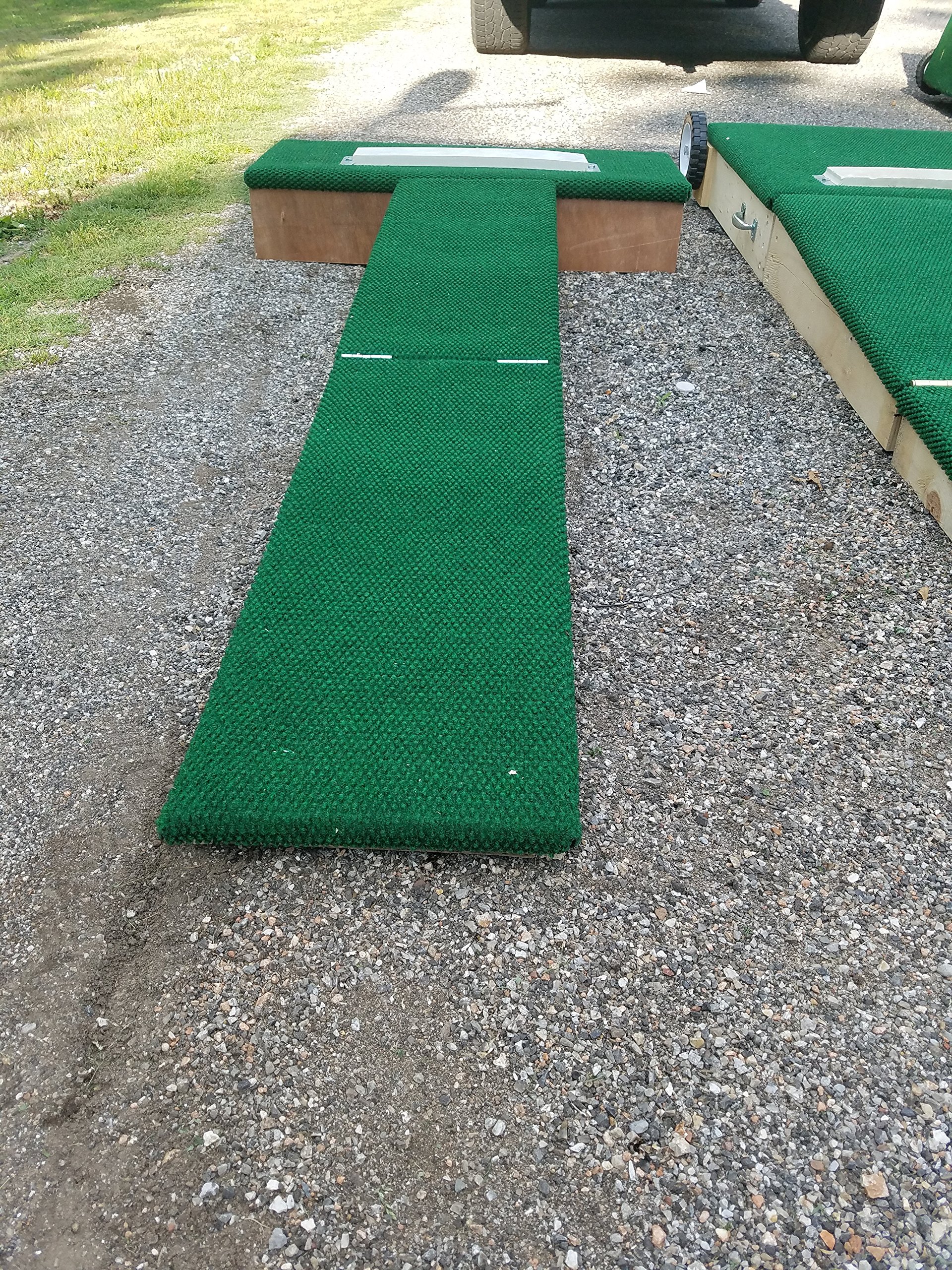 Step Straight Youth Baseball Training Aid! Ultra-Light Portable Pitching Mound!
