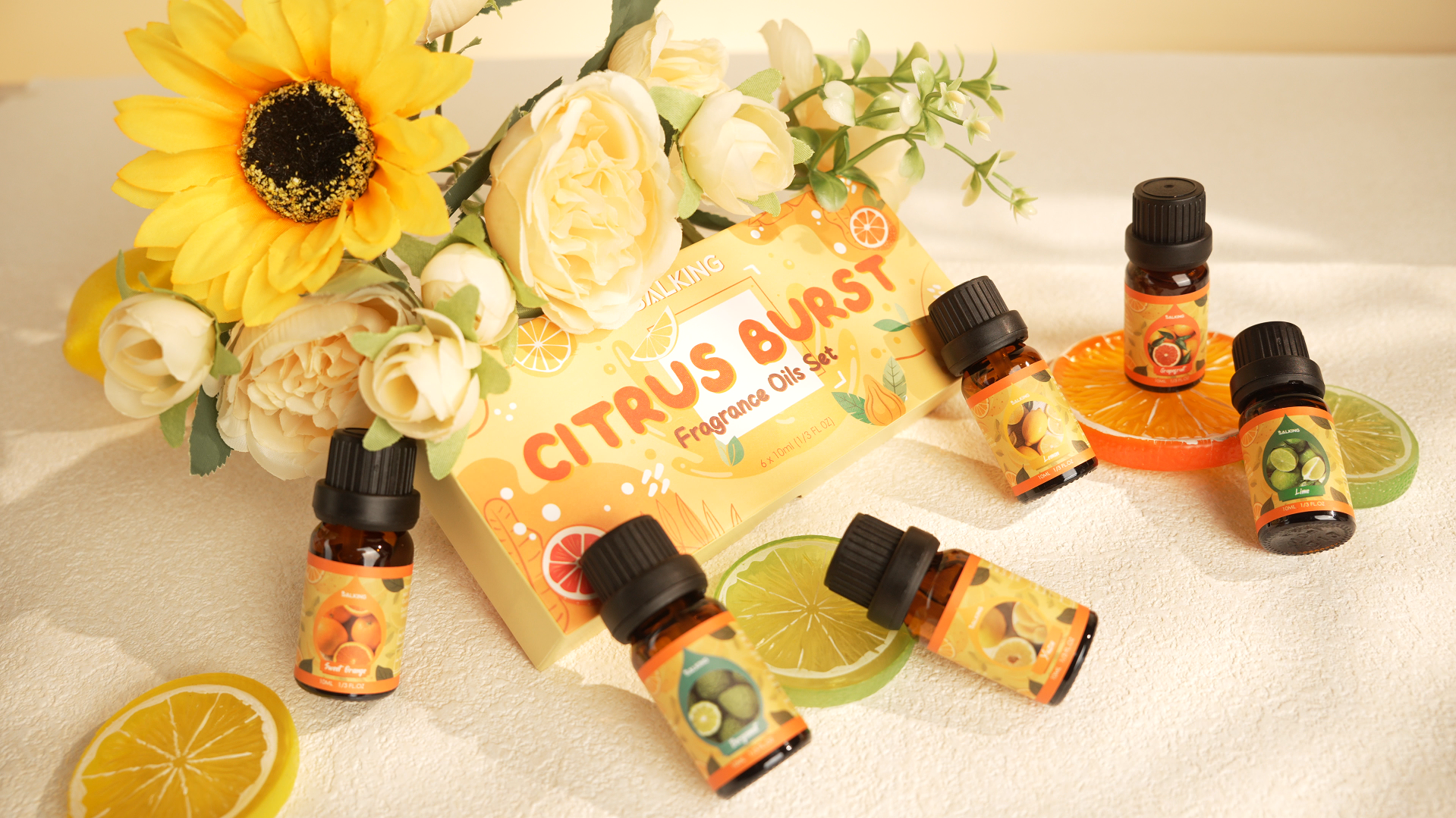 Amazon.com: SALKING Citrus Burst Essential Oil Set, Premium