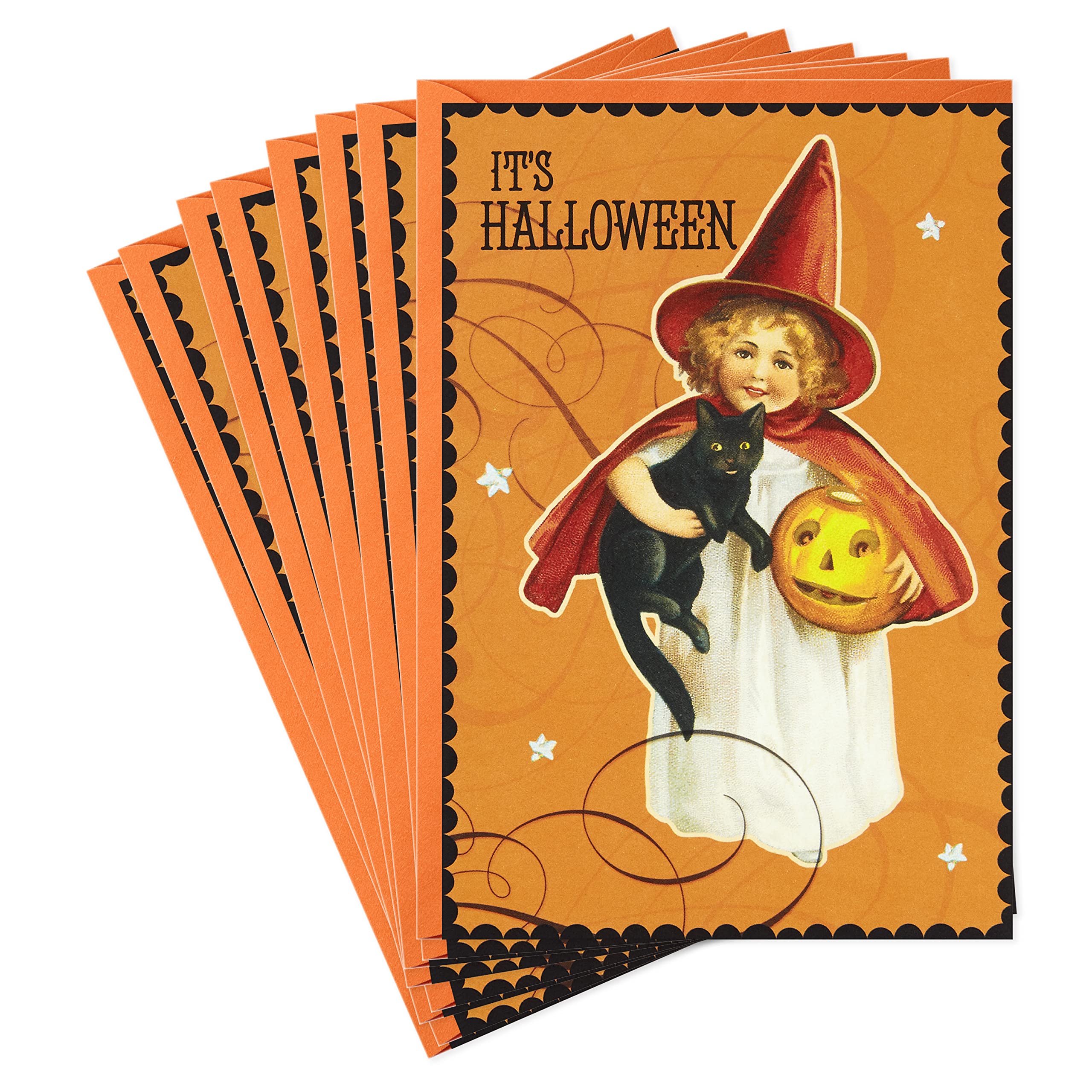 Amazon.co.jp: Hallmark ヴィンテージハロウィンカード (封筒付き