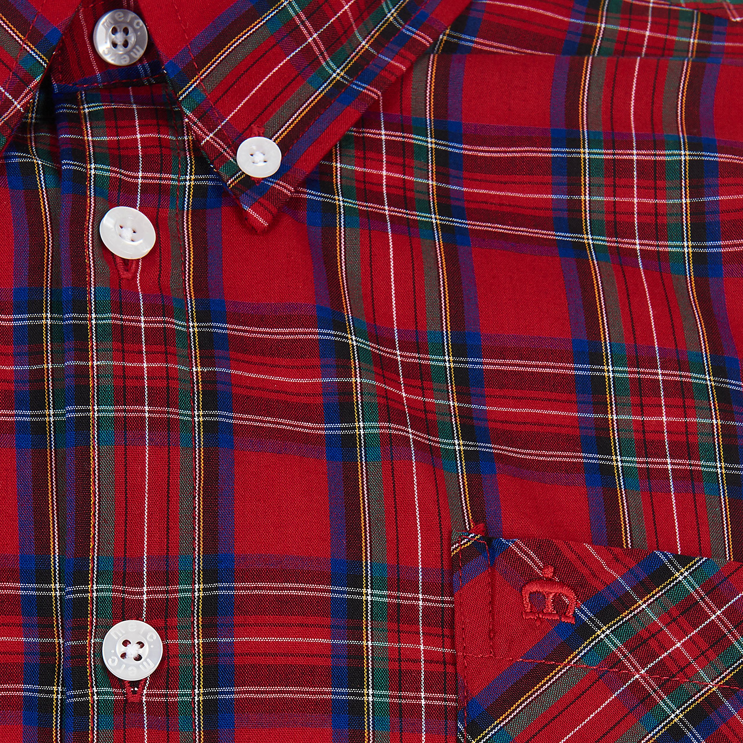 Merc of London 1509214325 - Camisa Casual de Manga Larga para Hombre