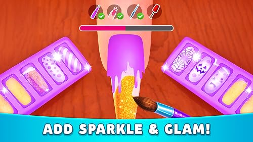 Nail Art Master! – Beauty Salon Game: Create Stylish Manicure Designs with Polish, Acrylic, Painting, Patterns, Customization, Fashion Decoration, Creative Makeover – vue 9