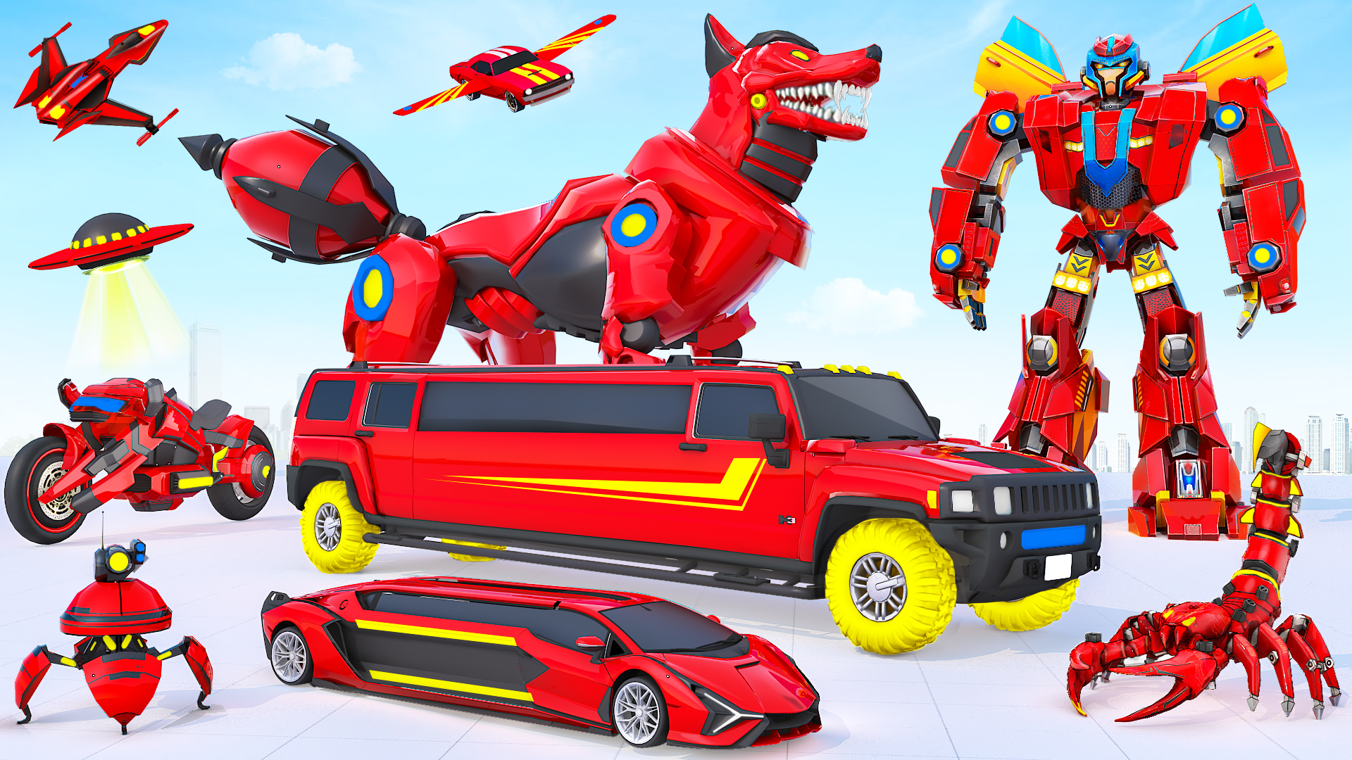 Fox Transform Fox Robot Transform Bike Game - App on Amazon Appstore