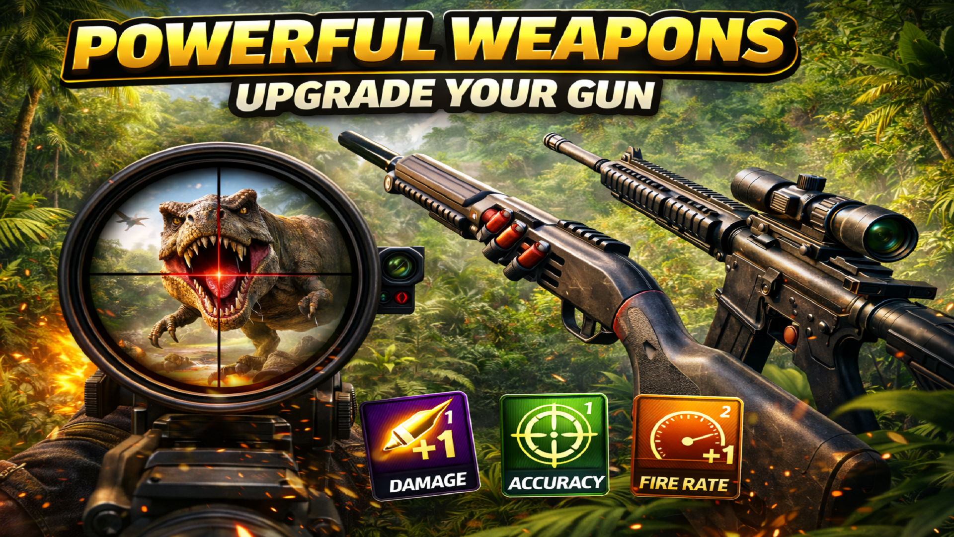 Wild Dinosaur Hunter Shooting Game - App on Amazon Appstore