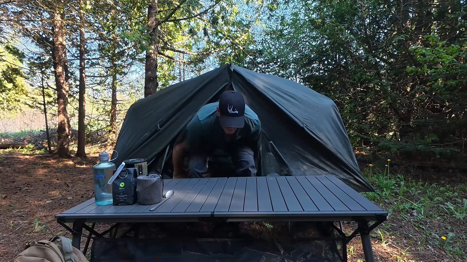 Gonex Camping Tent Cot 1 Person Folding Off-Ground Cot Supports 350 lbs