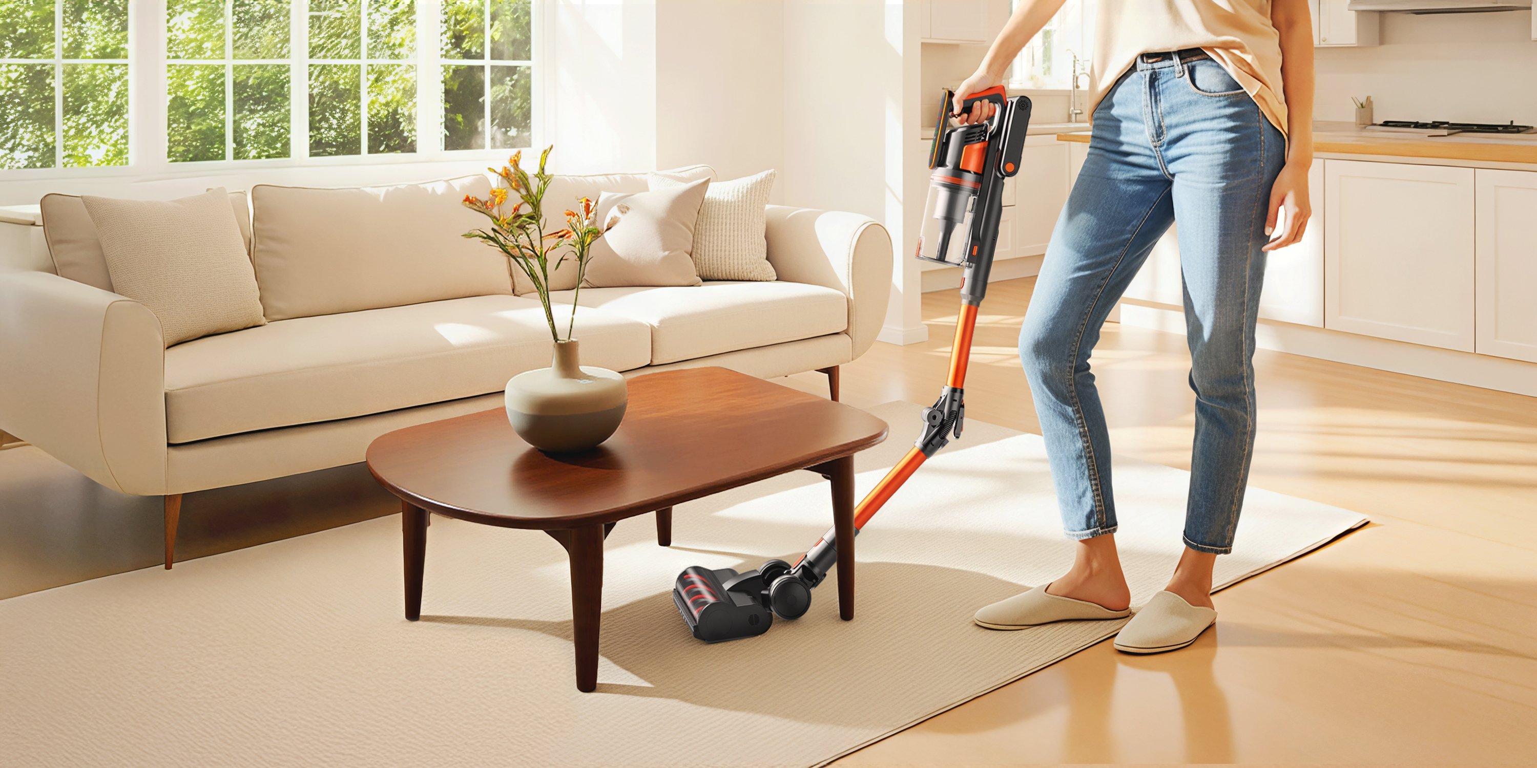 Amazon.com - Cordless Vacuum Cleaner, 650W/55Kpa/70Mins Stick
