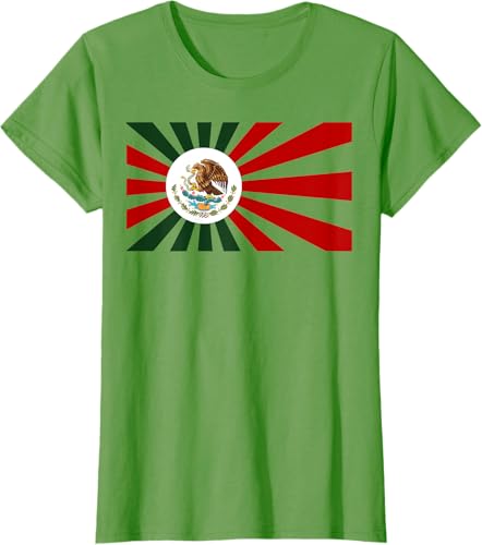 Miniatura 3 de Camiseta mexicana japonesa de la bandera japonesa de México Anime Manga Fan Mexicanos, Negro, S