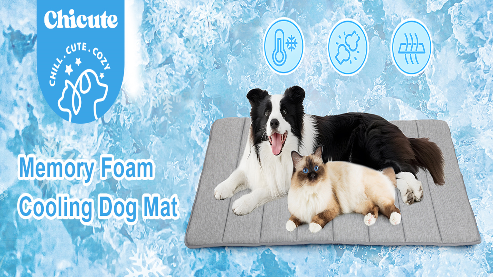 Amazon.com : ZAKAPAWS Dog Cooling Mat for Large Dogs - 35x23