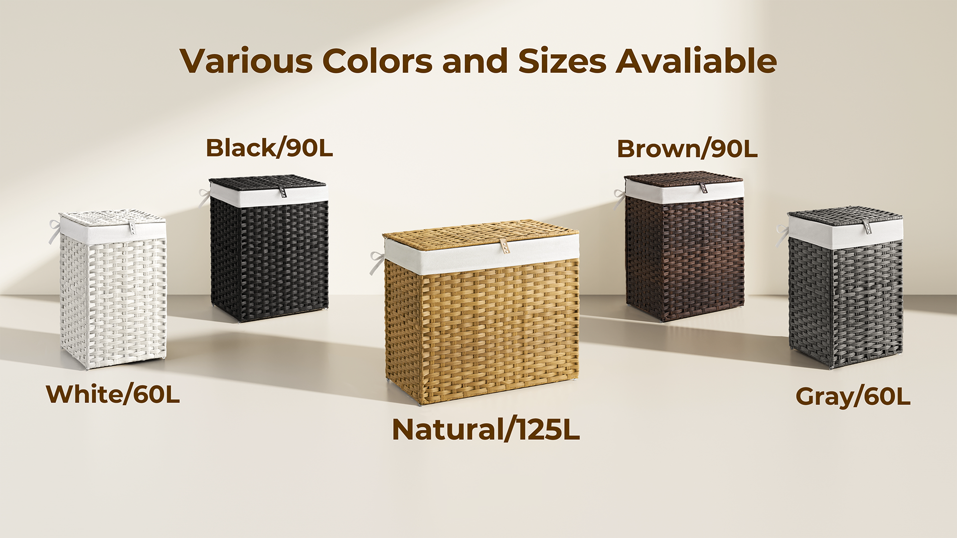 Amazon.com: Greenstell Laundry Hamper with Lid, 60L Clothes Hamper