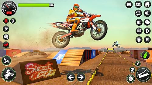 Jogos de motocross Race Dirt Bike - Jogos de motocicleta offroad Xtreme Stunt Racing Stunt
