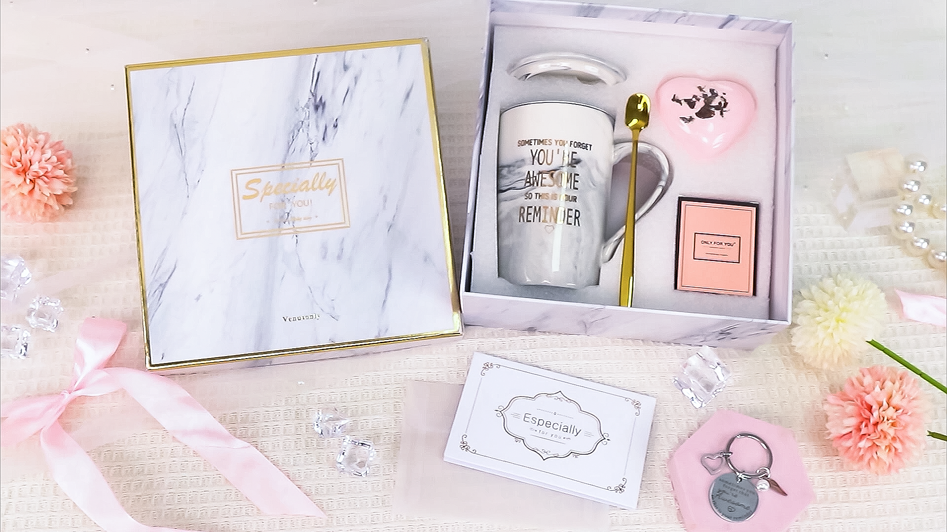 Tasse Anniversaire 70 Ans Femme - Cadeau Élégant Personnalisé Avec Couvercle Et Cuillère