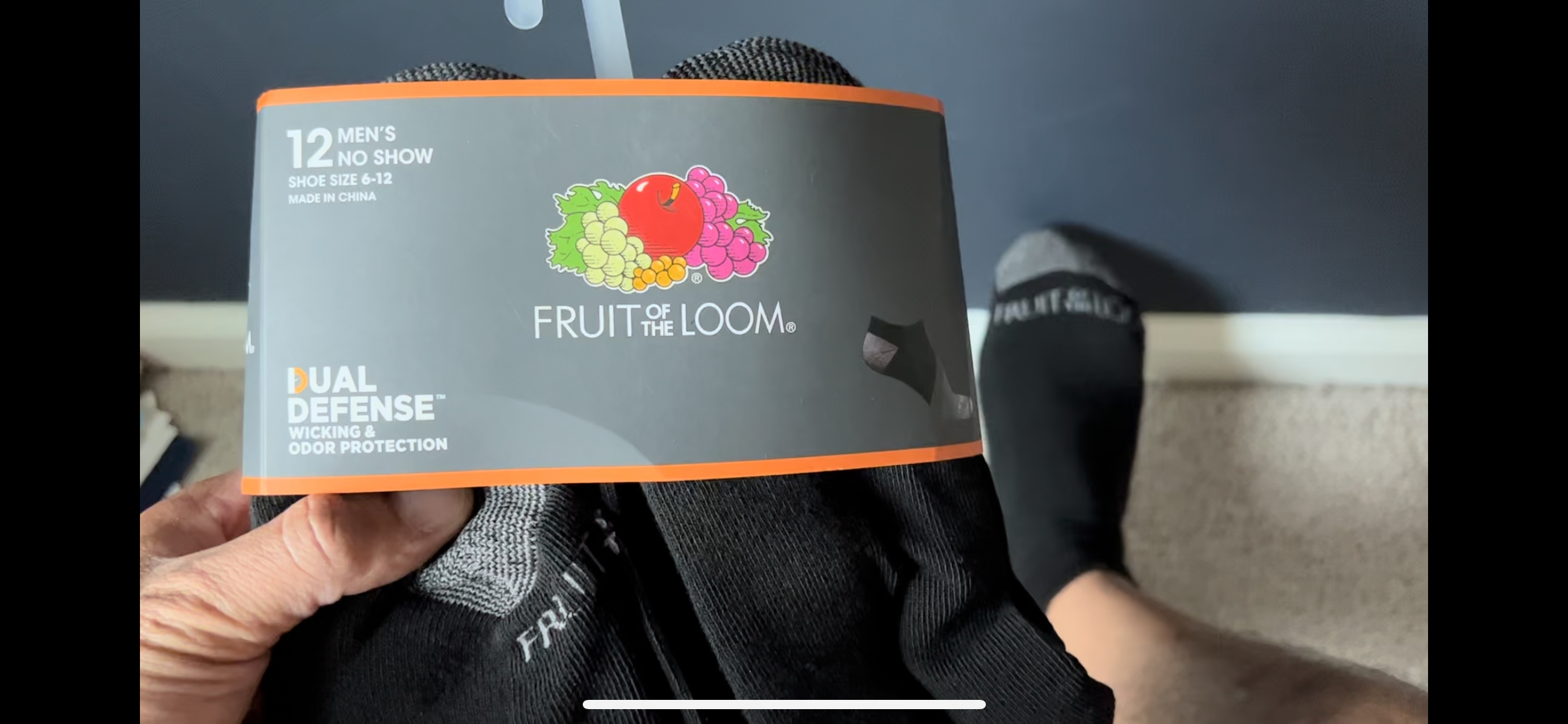 Watch HONEST review Fruit of the Loom mens no show socks on Amazon Live