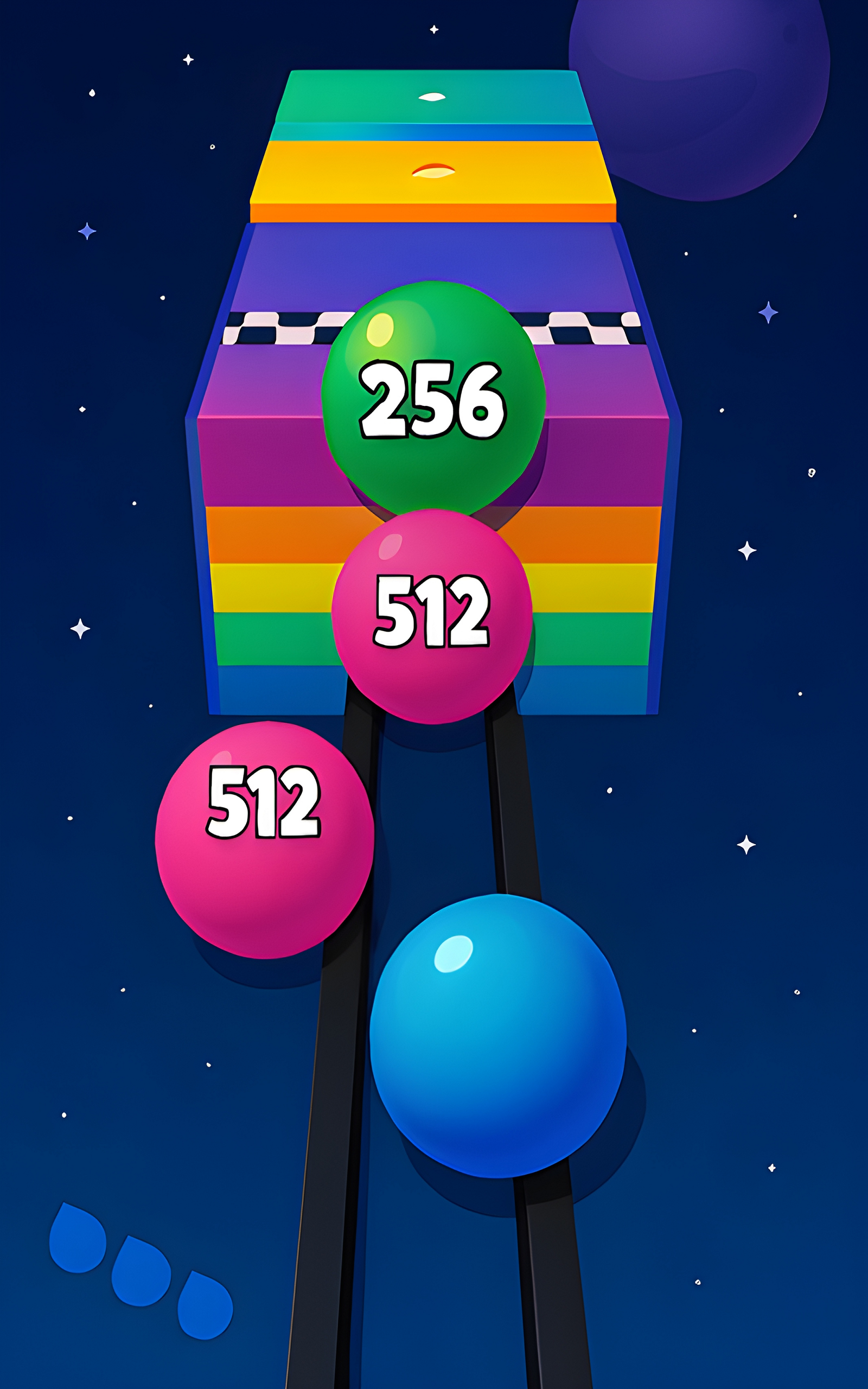 Merge Race 2048 Ball Run - Color Merge Puzzle Game 3D Racing Challenge ...