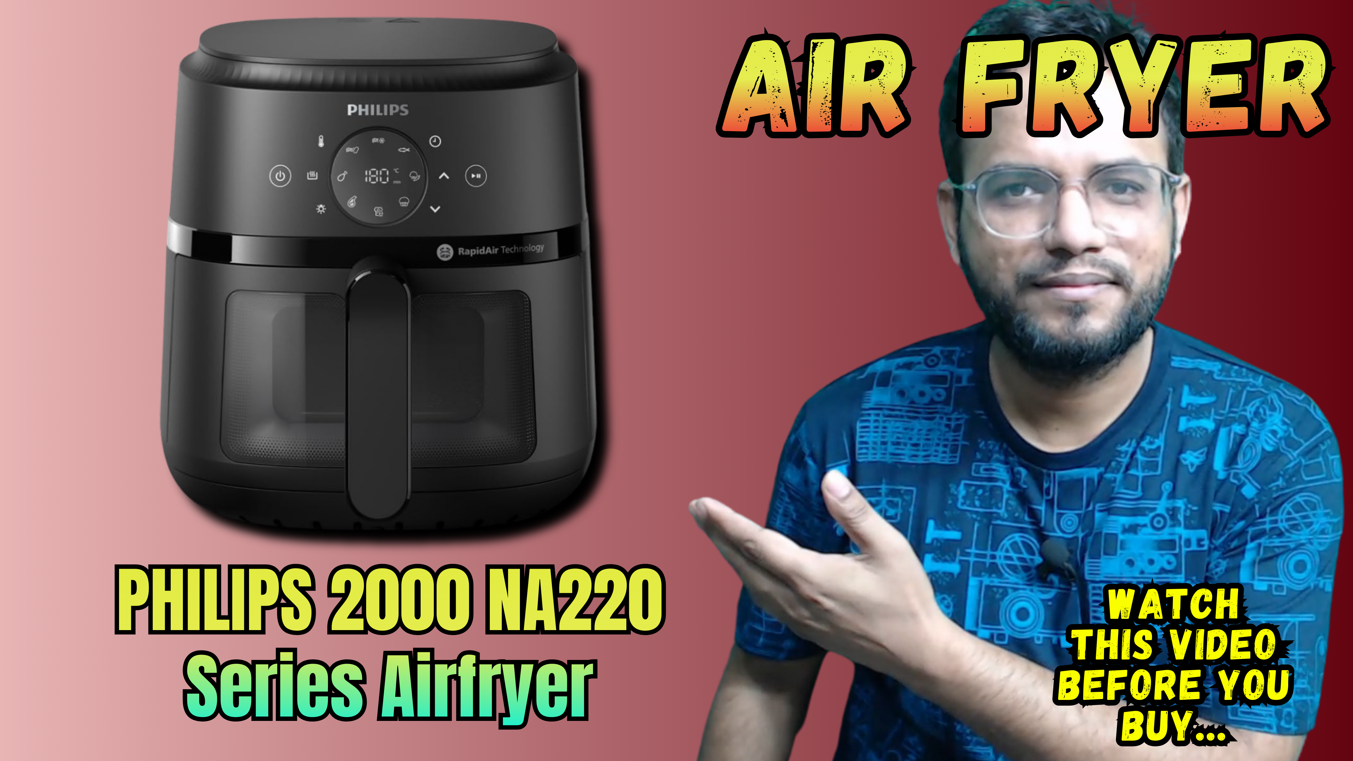Na220 Watch PHILIPS 2000 NA220 Series Airfryer on Amazon Live