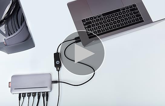 Amazon.com: Henge Docks Stone - USB-C Multi-Port Desktop Hub for