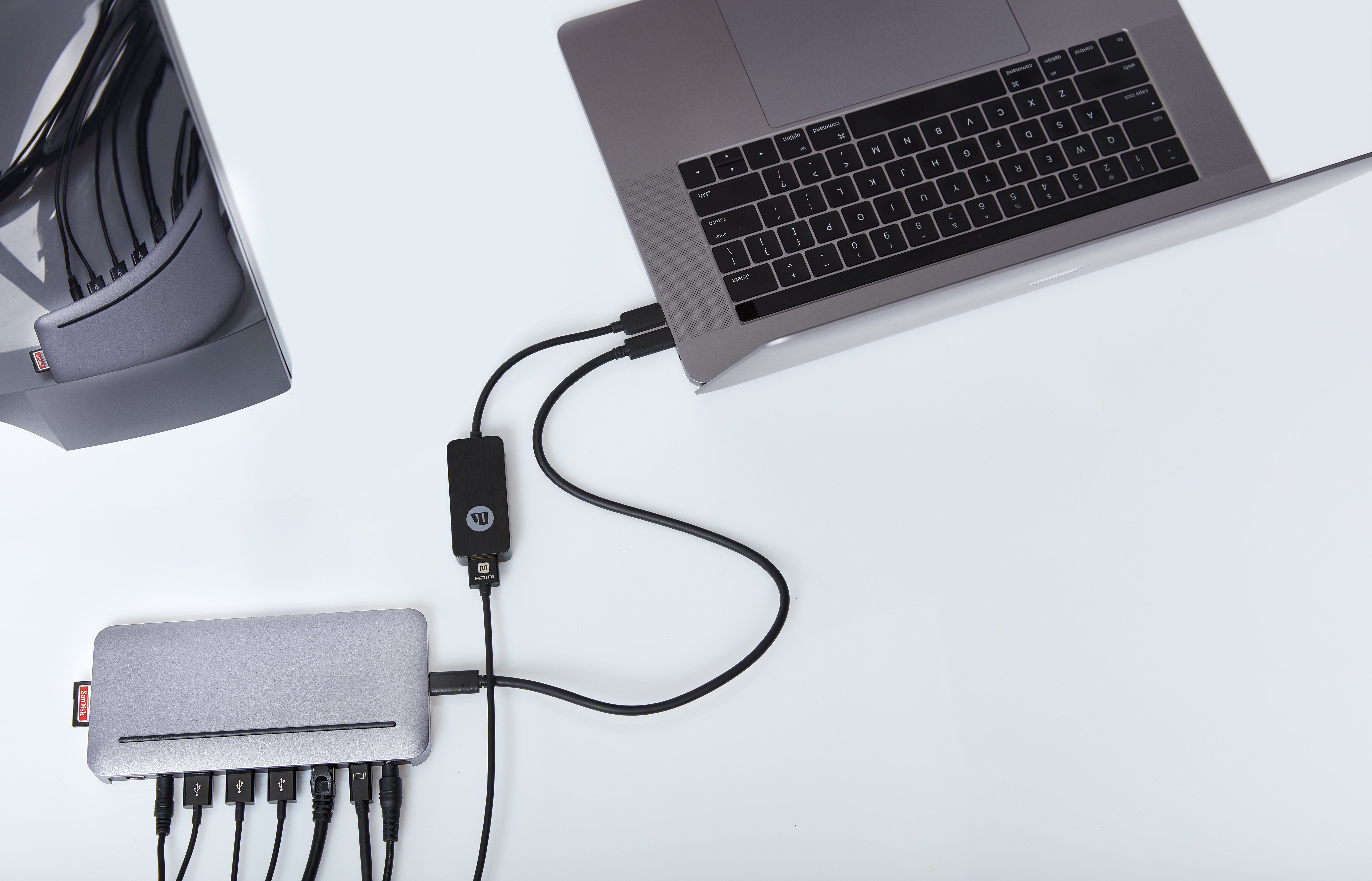 Amazon.com: Henge Docks Stone - USB-C Multi-Port Desktop Hub for