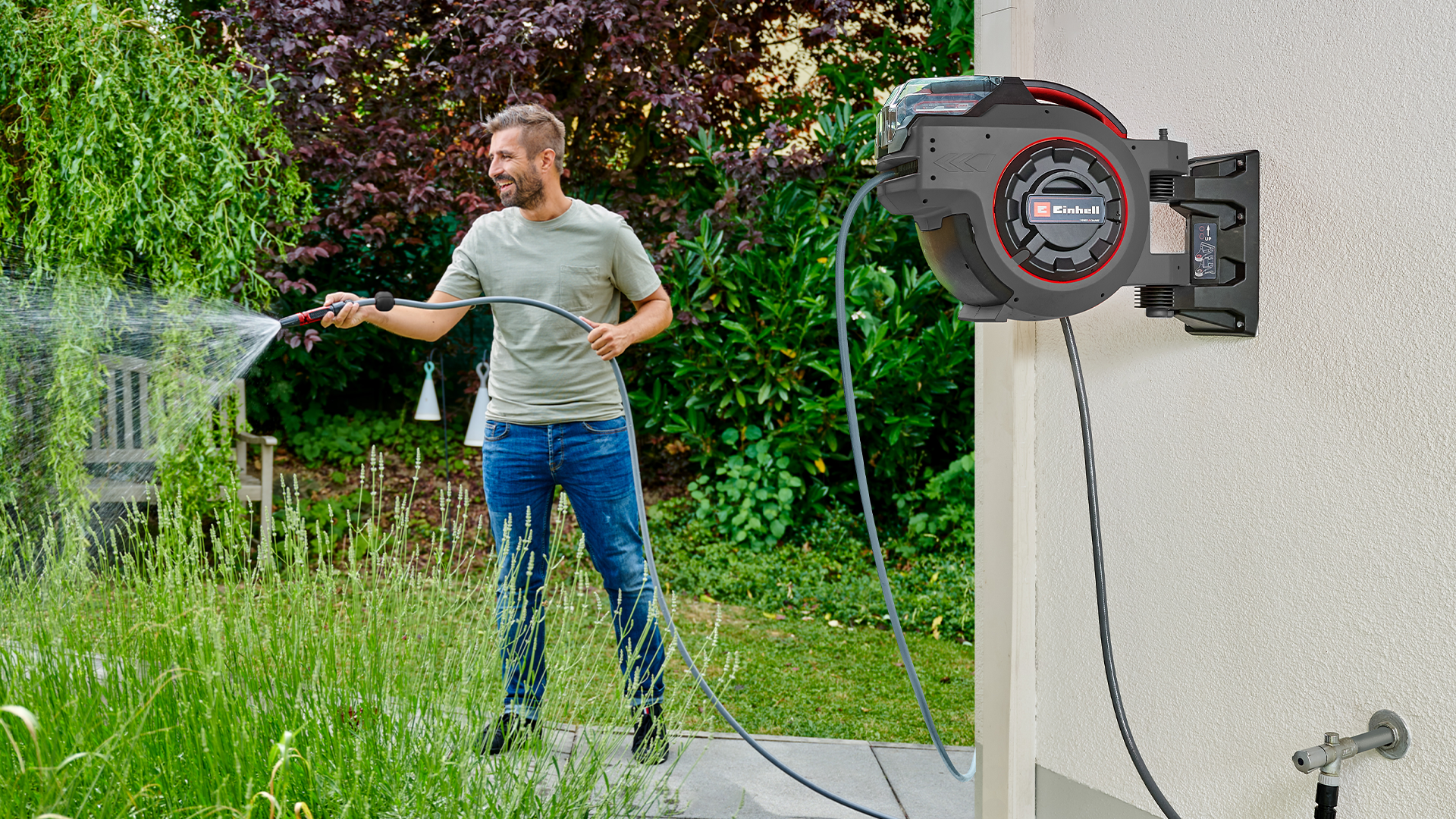 Einhell GE-HR 18/30 WH Li-Solo 4173771 Slanghaspel 540 Mm 1/2 Inch 1 Stuk S Rood 3053857