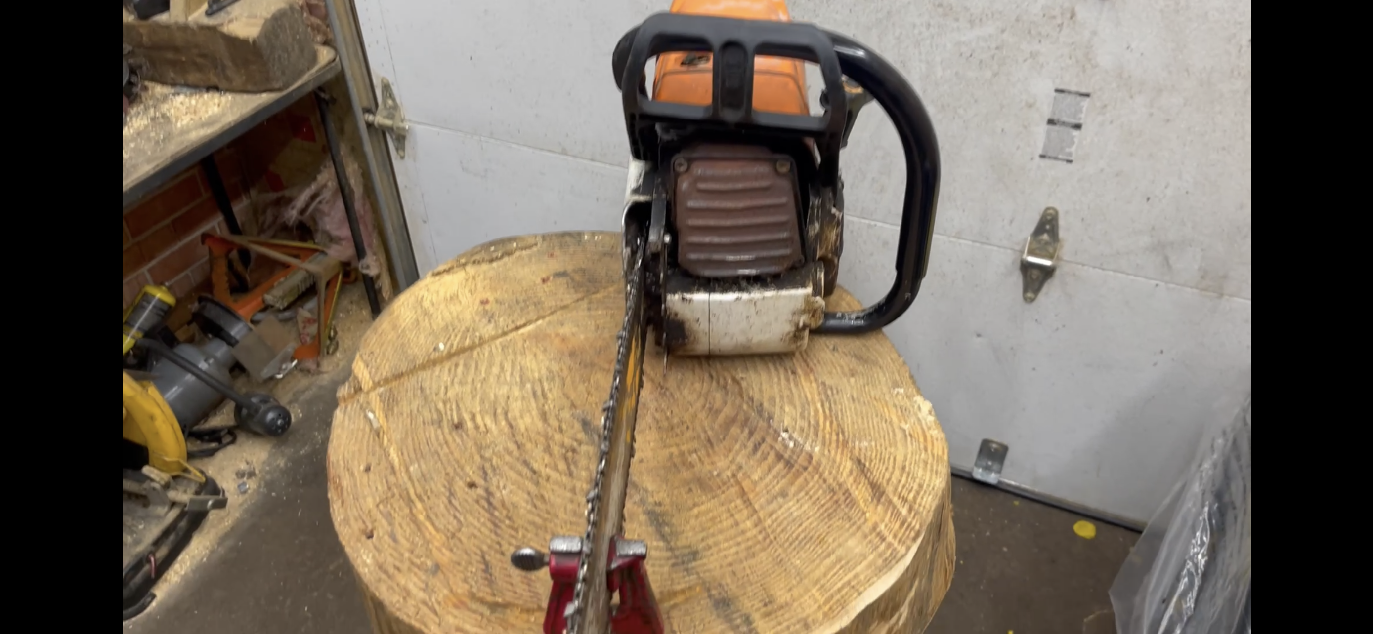 Watch Electric Chainsaw Sharpener EASY TO USE get saws RAZOR Sharp on ...