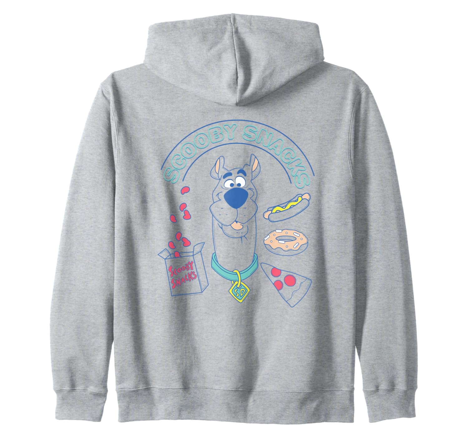 scooby doo zip up hoodie