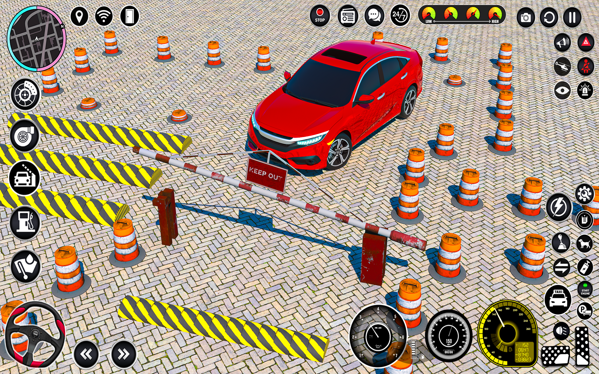 US Driving Lessons Car Parking Car Parking Advance Car Traffic Jam Game ...