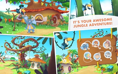 Jungle town: Kids game - Adventure World for Kindergarten and Preschool Toddlers, Boys and Girls Und