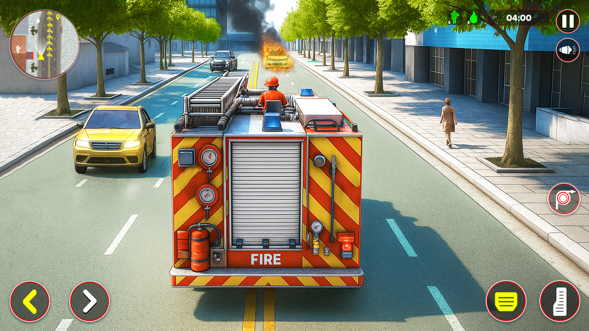 Fire Fighter Fire Truck Rescue Games - Firefighter Simulator Games for ...