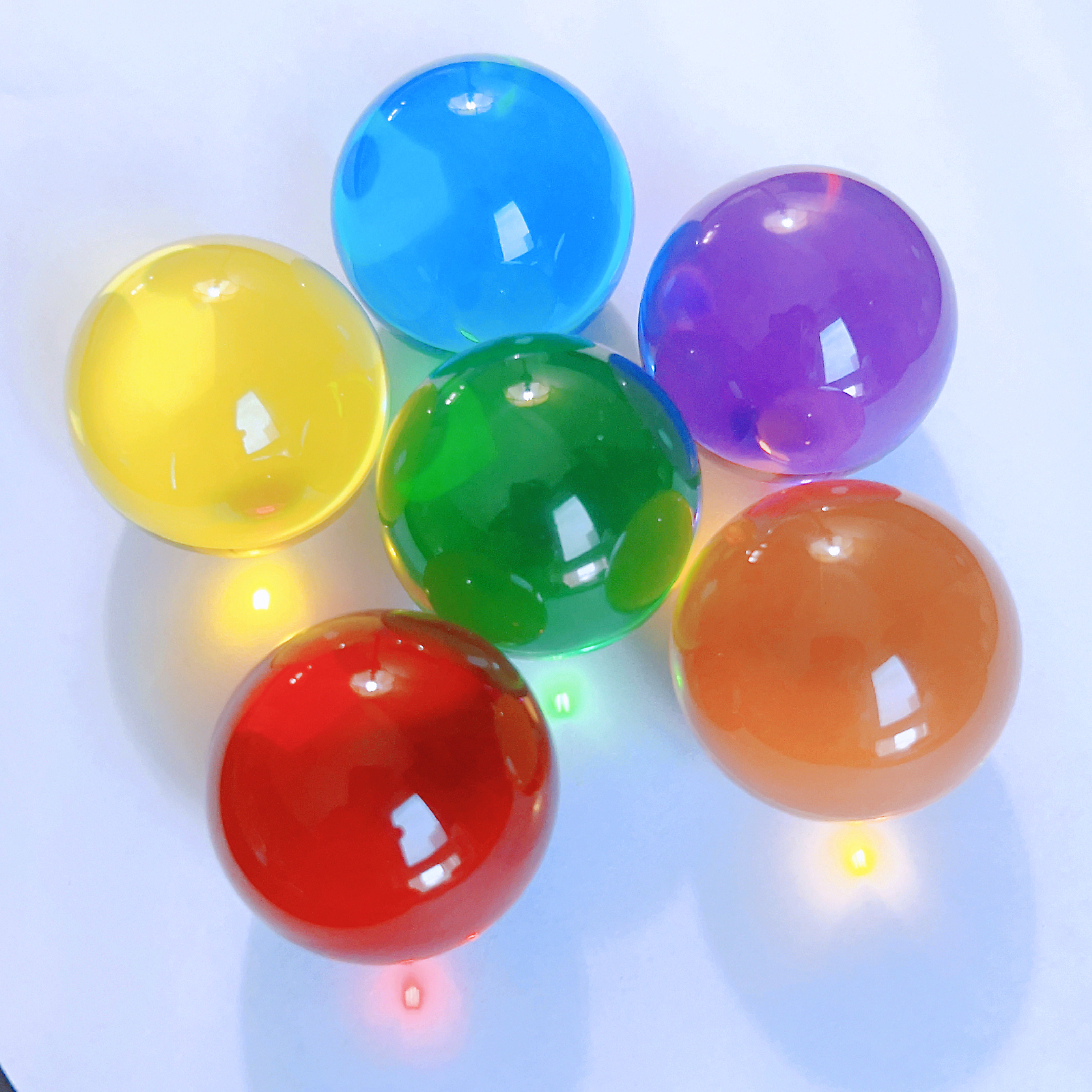 Amazon.com: 3-Pack of 1 1/2 in. 38mm Colorful Acrylic Contact