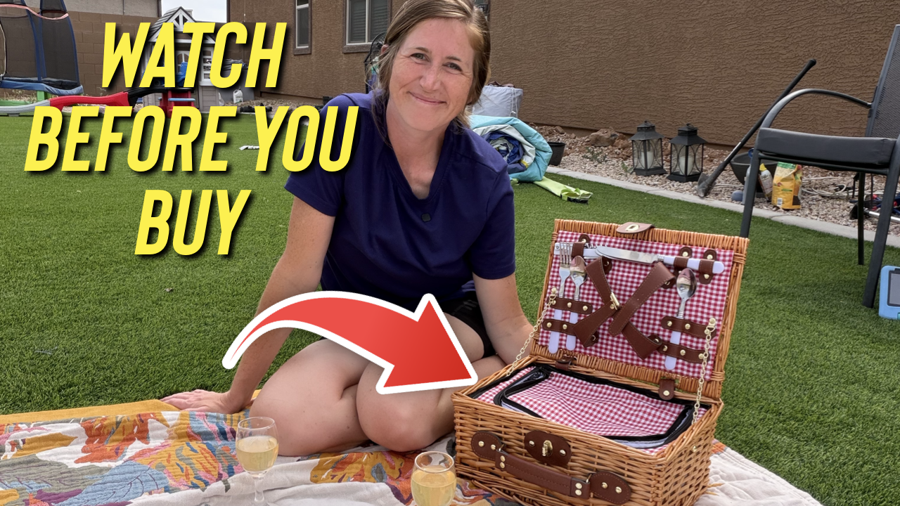 Watch Honest review of the picnic basket on Amazon Live
