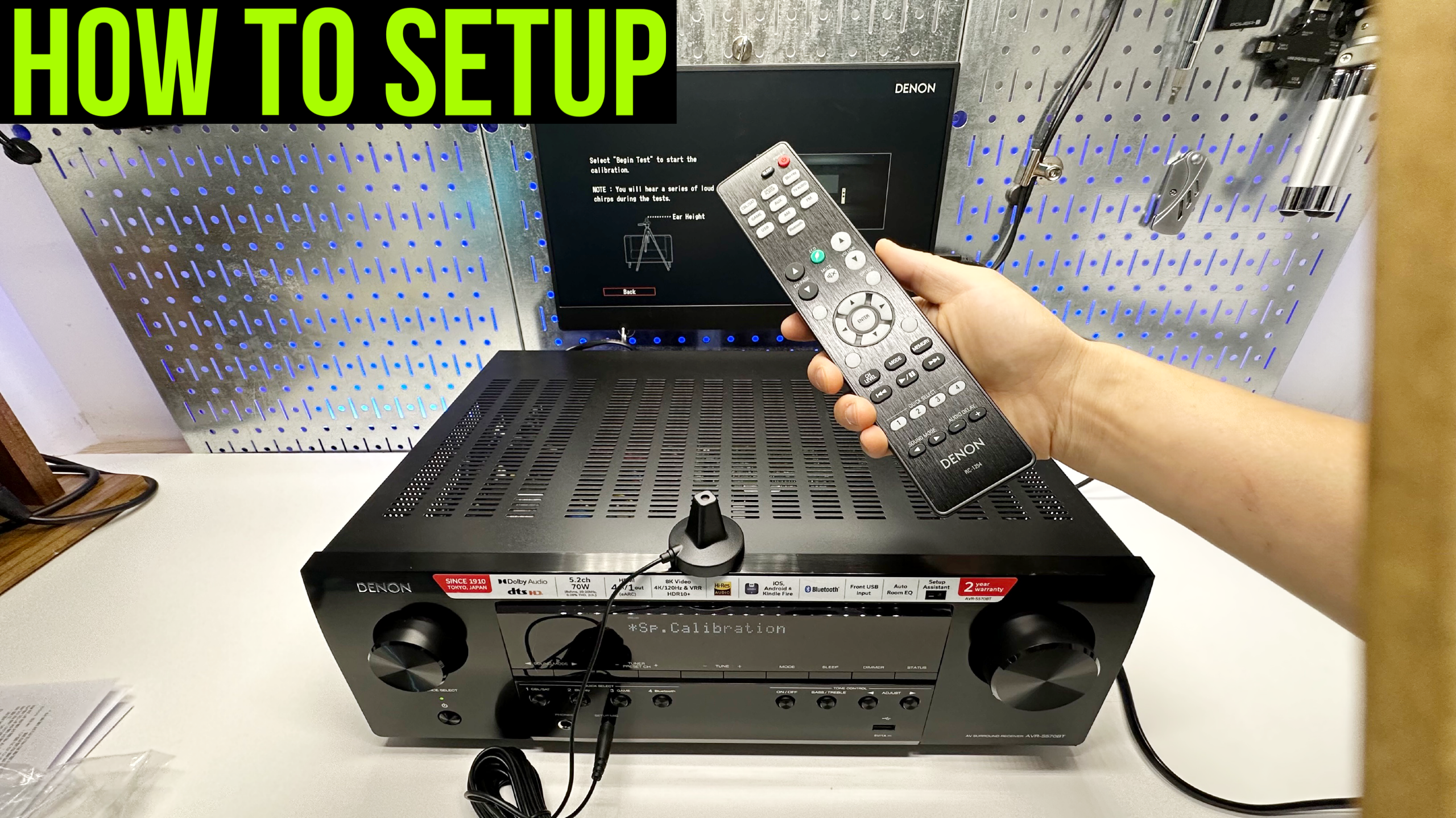Watch How to setup Denon receiver with guided steps on Amazon Live