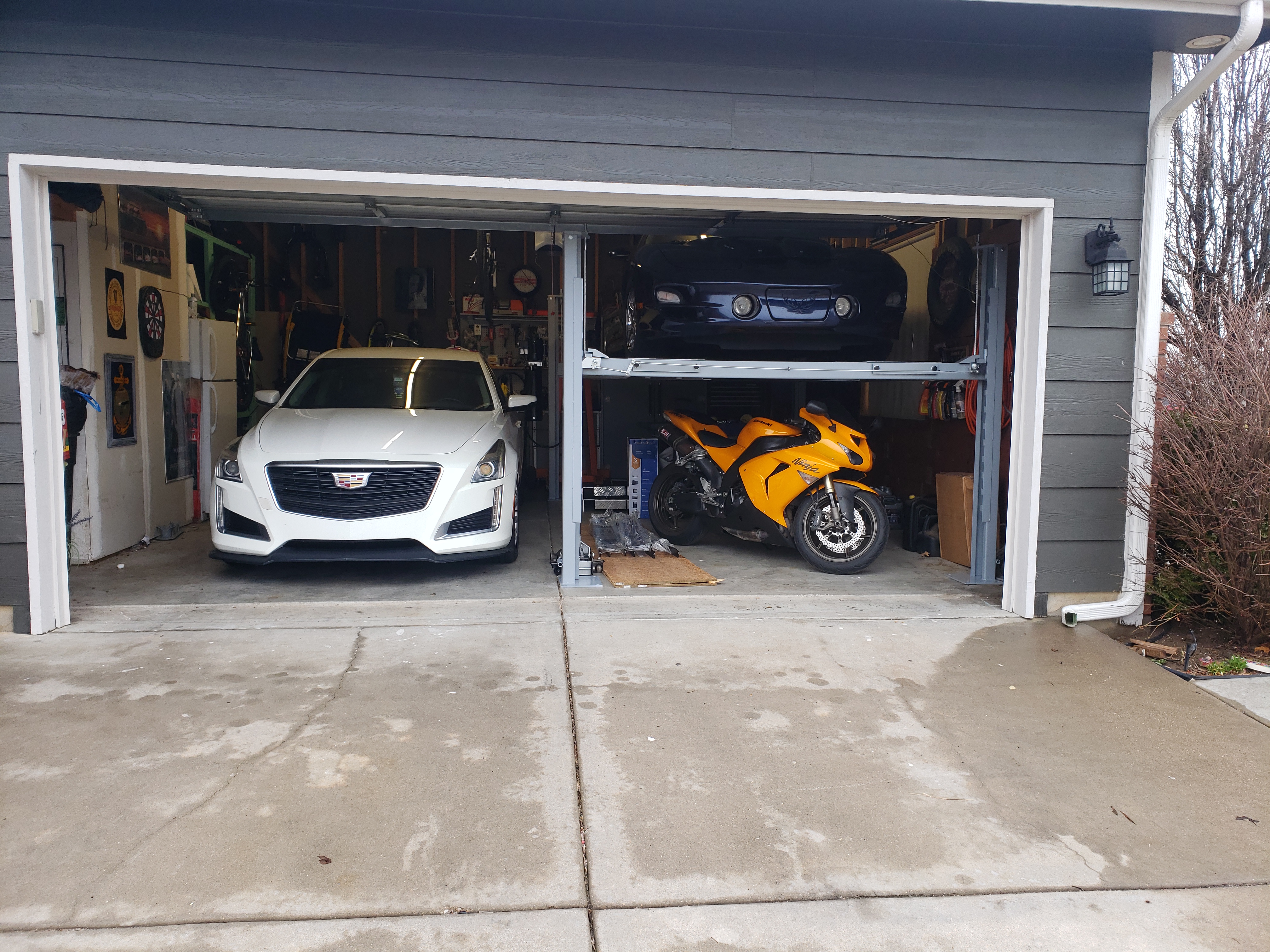 Car lift installation