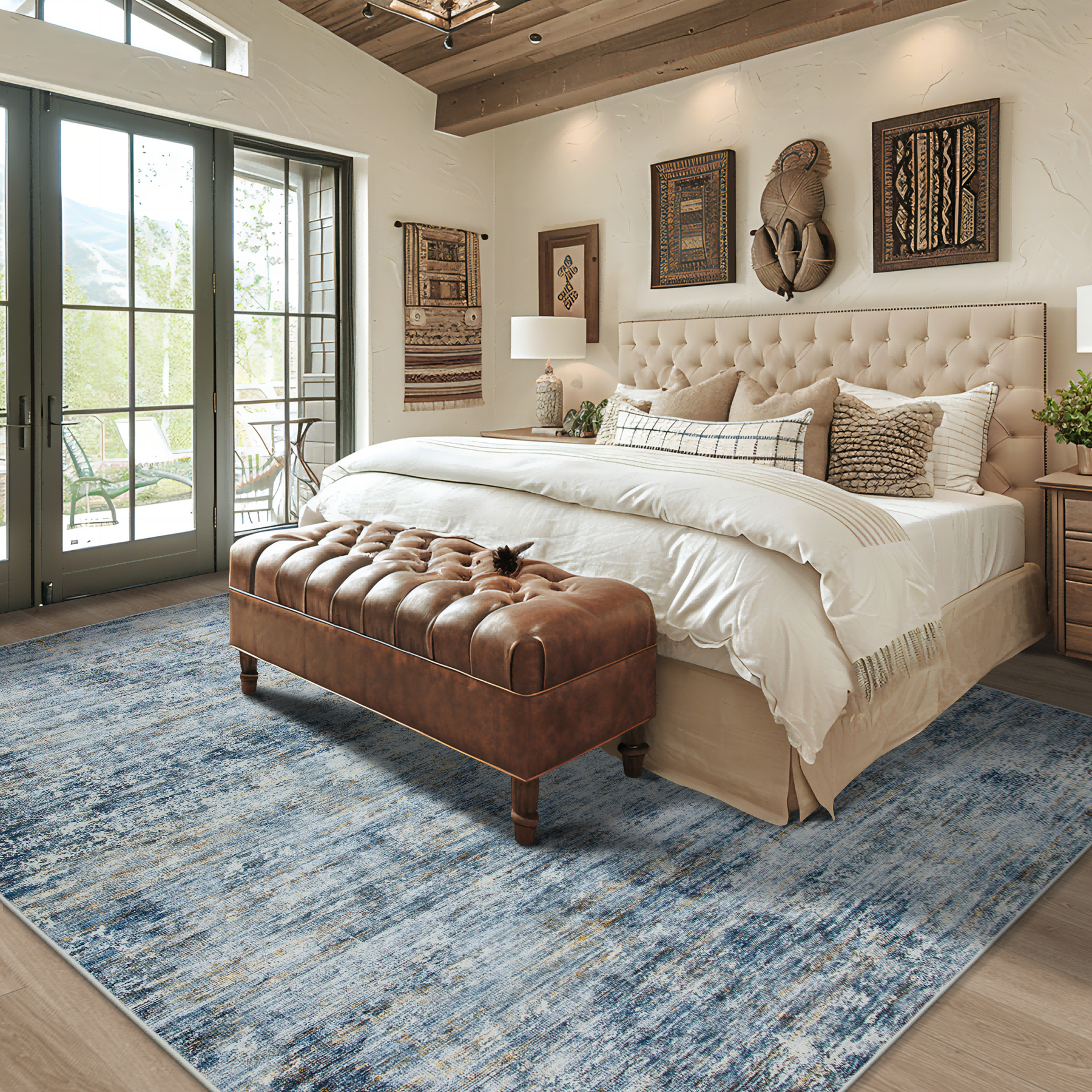 Amazon.com: Area Rug 9x12 Washable Rugs: Abstract Large Living