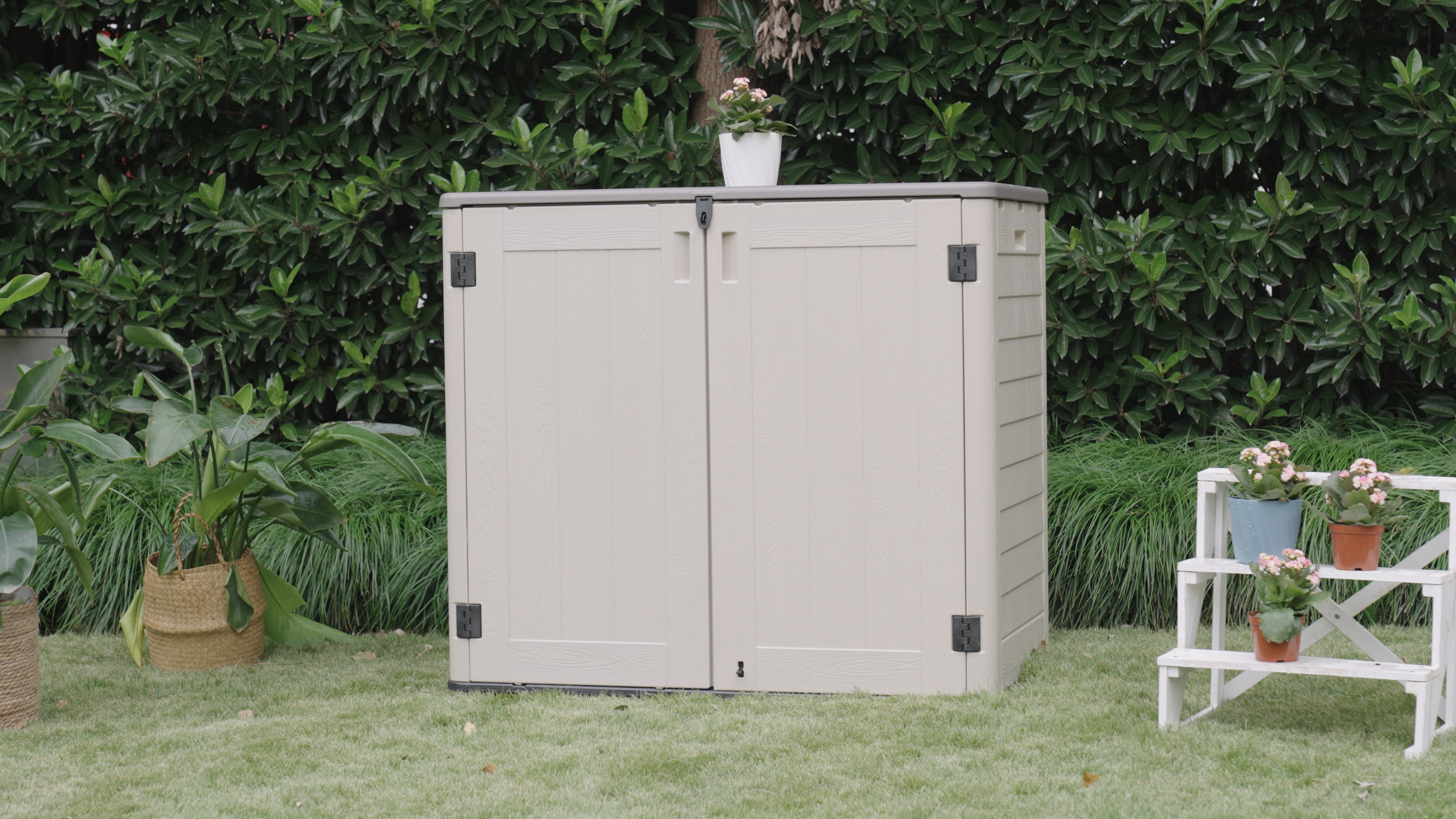 Amazon.com : YITAHOME Outdoor Storage Shed w/o Shelf, 30 cu ft