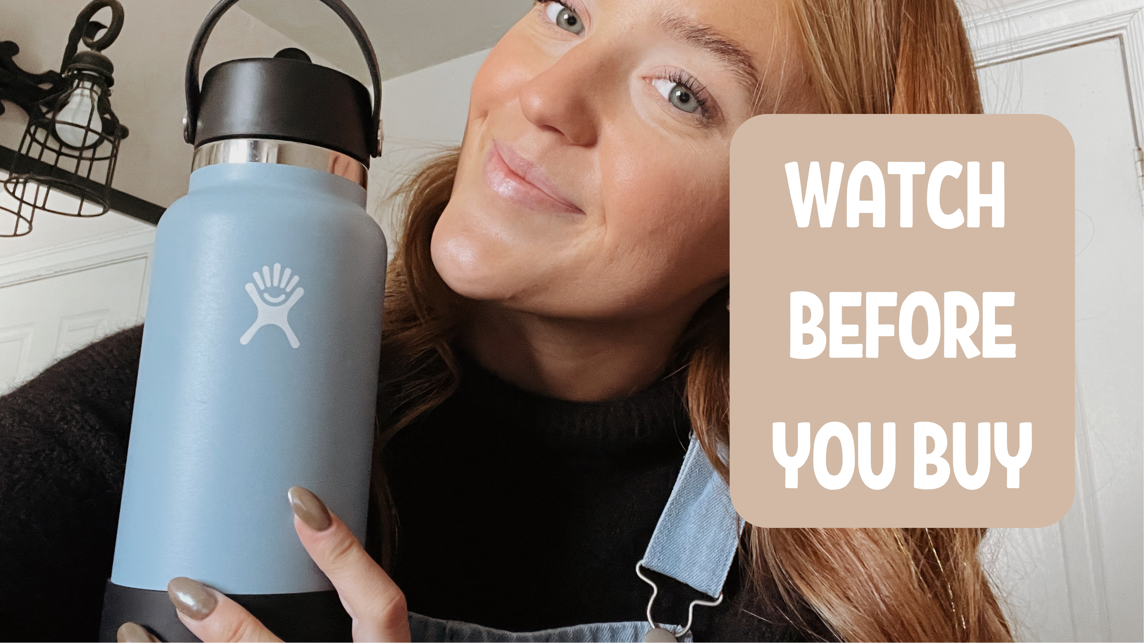 Watch Honest Review-Hydro Flask 32 oz Wide Mouth Straw Lid on Amazon Live