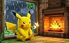 Pikachu Pixel Craft Fireplace Rain Relaxing & Sleep Music #1