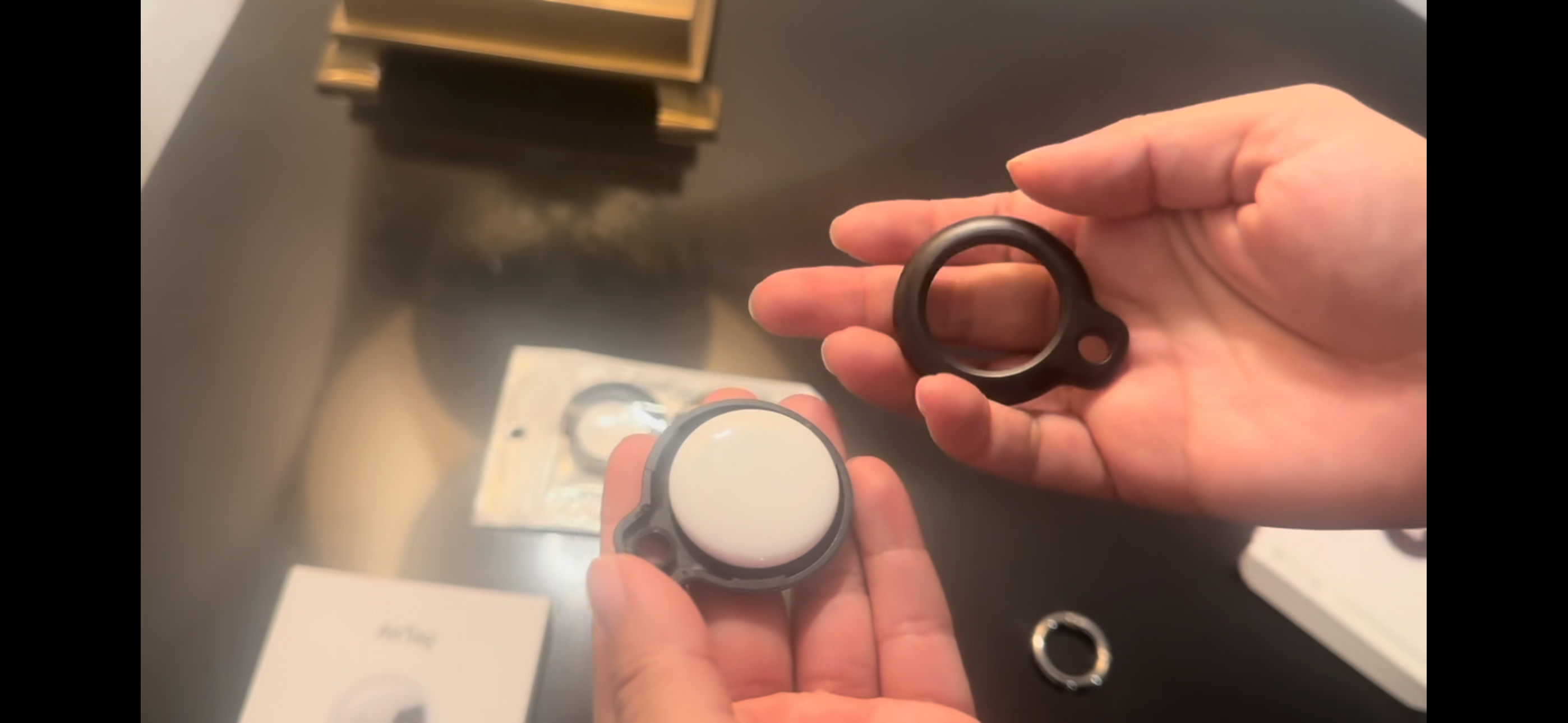 Watch Unboxing & Install of Apple AirTag Keychain Holder on Amazon