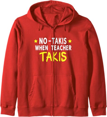 Miniatura 7 de No Takis Yellow Text When Teacher Takis Zip Hoodie