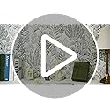 Yasinet Peel And Stick Wallpaper Boho Blue Wallpaper Removable Floral Self-Adhesive Contact Paper Vintage Blue Wallpaper For Walls Bedroom Vinyl Rolls 15.75inch × 78.7 Inch - View #2