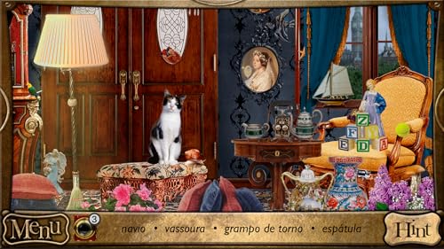 Ajude o Detetive Holmes nesta investigação! Cace todos os objetos ocultos!