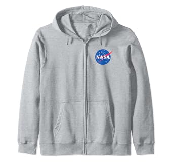 nasa hoodie zip