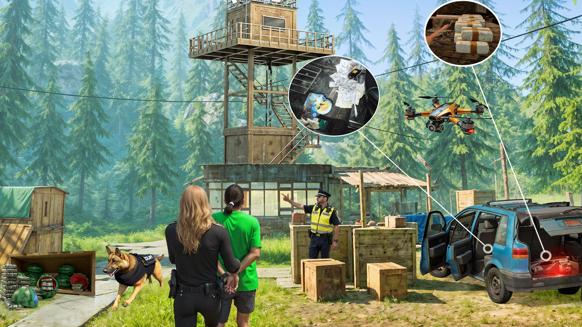 Border Hop Simulator Border Patrol Police Contraband 3D - Border Police Simulator 2025 ...