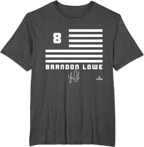 Miniatura 11 de Brandon Lowe Flag Name T-Shirt Black,Dark Heather Grey,Heather Blue