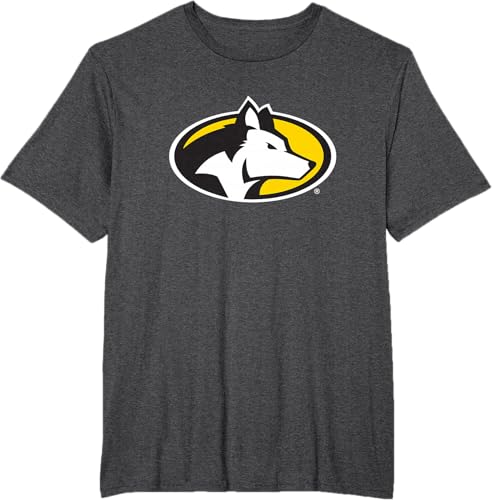 Miniatura 14 de Camiseta con licencia oficial de Michigan Tech Huskies Icon, Negro - Negro,Jaspeado Oscuro,Gris Jaspeado
