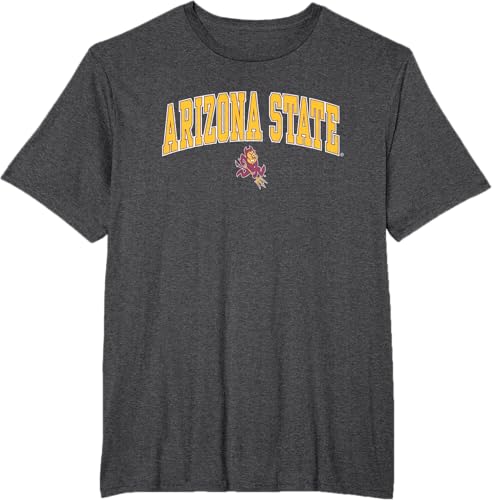 Miniatura 9 de Arizona State Sun Devils Arch Over Mascot Camiseta, Negro -